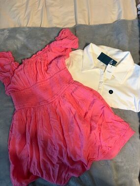 Hollister White Logo Tee